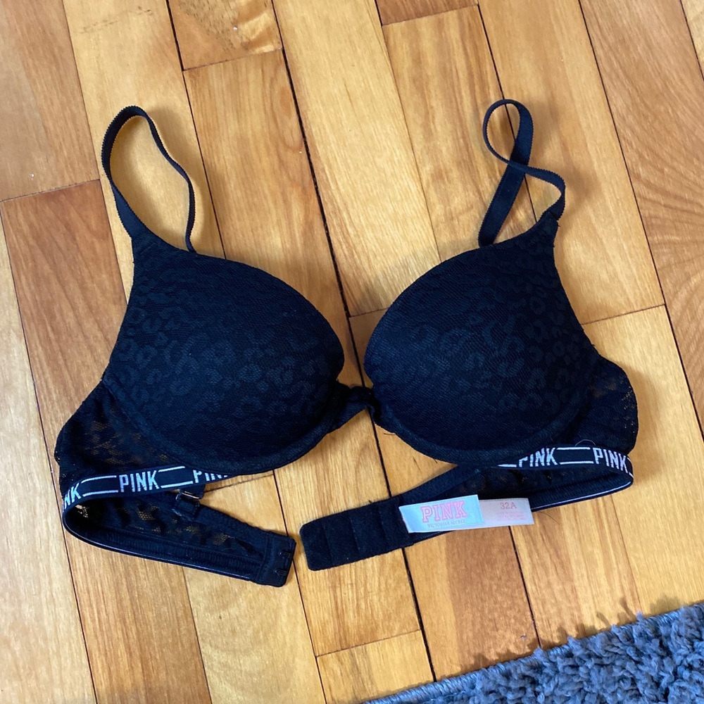 Black PINK Victoria’s Secret Push-Up Bra